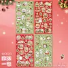 Adesivos Guka de Natal Adesivos de Ursinho Fofo Adesivos da Série de Natal Adesivos para Caderno de Anotações Material Decorativo DIY Adesivos