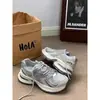 Tênis Chunky Dad Shoes para Mulheres 2026 Primavera Novo Tendência Versátil Moda Casual Tênis Retro Nicho