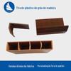 Tira de plástico coextrudado de formato especial com grão de madeira, tira para porta e janela de plástico com grão de madeira, superfície extrudada de PVC com grão de madeira