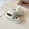 Zapatos de Lona para Niñas 2026 Verano Nuevo Estilo Zapatos Infantiles sin Cordones Mary Jane Color Sólido Zapatos de Interior para Guardería para Niñas