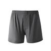 Ropa interior para hombre, pantalones cortos holgados, pantalones grandes, con botones, abiertos, cómodos, transpirables, para el hogar, pantalones de pijama de talla grande para hombre gordo con flechas