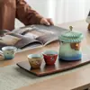Juego de Té Cultural y Creativo de la Ciudad Prohibida - Una Caja de Regalo Práctica para Cumpleaños de Maestros, Año Nuevo, Jubilación o Inauguración de Casa