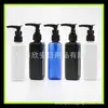 Frasco de leite essencial de 100ml líquido de banho engarrafado shampoo de 100ml engarrafado frasco com bomba de pressão para limpador facial