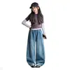 Jeans de Nuevo Estilo Otoñal para Niñas (Tallas Medianas y Grandes) Ropa Infantil Niños Niñas Jeans Casuales Elegantes Versátiles Modernos de Moda
