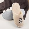 Chinelo Descartável Infantil de Desenho Animado para Hotel e B&B Chinelo Antiderrapante de Veludo Coral para Quarto de Hotel Atacado de Hospitalidade Doméstica