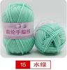 Hilo Acrílico Bola de Lana Hilo Mediano Grueso Hecho a Mano diy Tejido de Punto Ganchillo Algodón Pantuflas Cojín Muñeca Lana de Bebé