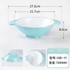 Tazón doble de melamina para hot pot picante, tazón popular en línea para sopa, fideos, fideos de arroz, uso comercial para fideos de caracol y hot pot picante