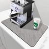 Tapete Personalizado para Máquina de Café Cozinha Tigela Bar Absorvente Tapete de Bancada Absorvente Secagem Rápida Tapete de Louça Base de Borracha Antiderrapante Tapete Drenante