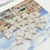 Perla de Imitación ABS Forma de Flor Mini Mariposa Cuentas Espaciadoras Hechas a Mano Cuentas DIY Pulsera Llavero Accesorios de Joyería Pegamento Cremoso