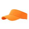Visera Transpirable para Sol al por Mayor en Stock, Sin Parte Superior, Logo Bordado, Ala Ancha, Estilo Casual