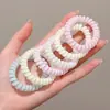 Cordón de Teléfono Azul Sal Marina para Atar el Cabello 2026 Nuevo Estilo Cuerda para el Cabello Banda Elástica para Mujeres Atar el Cabello Alta Elasticidad Cuerda para el Cabello Duradera Accesorios para el Cabello