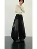 Jeans Oversize Bordados de Nicho Retro Americano para Hombre, Limpios Holgados Casuales de Primavera y Otoño, Pantalones Curvos Estilo Vintage
