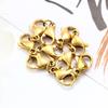 Acero inoxidable oro rosa broche langosta accesorios de joyería diy collar pulsera chapado al vacío oro moda hebilla de conexión