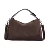 Bolso de mano casual retro para mujer, nuevo modelo otoño 2026, bolso versátil de hombro y cruzado elegante de alta calidad