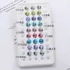 Dongzhou Crystal 8mm Fondo Plano Corte Fuego Artificial Diamante Redondo Superficie de Rejilla Colorida K9 Diamante de Vidrio Brillante al por Mayor Decoraciones para Arte de Uñas
