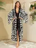 Kimono de estilo nuevo con abertura frontal transfronterizo, bata sexy de corte holgado, kimono de vacaciones, salida de baño para traje de baño, KS912