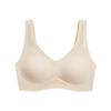 Ropa interior para mujeres con pechos pequeños, Push-up, Sin aro de acero, Sujetador deportivo transpirable de seda helada, Chaleco, Estilo deportivo ligero con almohadillas para el pecho