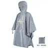 Poncho de Chuva Unissex Moderno para Ciclismo e Caminhada ao Ar Livre, Capa de Chuva Universal Leve com Zíper Impermeável