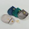 Bolsa Pequeña Suave y de Lujo de Terciopelo Hecha a Medida para Joyería, Bolsa Gruesa Portátil para Empaque de Joyería con Cierre Oculto