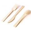 Frete Grátis Faca e Garfo Descartáveis Colher Garfo Degradável Colher de Bambu Alongada Loja de Bolos de Viagem Conjunto de Talheres de Bambu com Cabo Longo