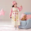 Bata de franela para niña para otoño e invierno, conjunto a juego para padres e hijos, bata infantil, extra ancha, gruesa y larga, ropa de dormir, vestido para casa