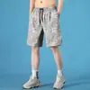 Pantalones de Malla para Baloncesto de Secado Rápido Pantalones de Entrenamiento para Hombre Modernos Holgados a la Rodilla Pantalones Deportivos para Correr Fitness