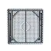 Mesa Plegable de Plástico Moderna y Sencilla Moldeo por Soplado Mesa Cuadrada Plegable para Puesto Mesa de Comedor para el Hogar Mesa Portátil para Camping al Aire Libre