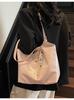 Bolsa de Ombro Elegante Transfronteiriça para Mulheres, Grande Capacidade, Nova Coleção Primavera 2026, Bolsa Tote Casual Versátil para Compras