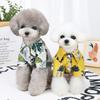 Ropa para mascotas Ropa para perros Verano Delgada Ropa para mascotas Ropa para gatos Primavera Verano 21 Camisa Hawaiana Árbol de Coco