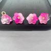 Pingente de Flor de Lírio-do-Vale em Vidro com Gradiente de Duas Cores DIY Acessórios de Cabelo Pulseira Grampo de Cabelo Material Atacado Acessórios de Cabelo Artesanais