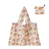 Bolsa de Compras Plegable, Nueva de Gran Capacidad, Bolsa Plegable Ecológica en Stock, Bolsa de Tote de Almacenamiento Plegable Portátil Impresa Creativa