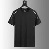 Camiseta de Manga Corta para Hombre, Camiseta de Manga Corta de Seda Helada para Hombre, Camiseta Deportiva Casual de Manga Corta de Color Sólido Suelta de Alta Elasticidad de Secado Rápido para Verano para Hombre