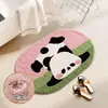 Tapete de Banheiro Pato Feliz - Tapete de Chão Doméstico Absorvente de Água Antiderrapante, Tapete Espesso de Secagem Rápida para Porta de Banheiro e Vaso Sanitário