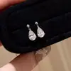 Serie de Zirconia Gota de Agua S925 Estilo Niche de Lujo Ligero Gama Alta Exquisita Moda Simple Versátil Cadena para Clavícula