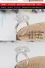 XD 6-10mm Plata 925 Ruyi Flor Soporte para Anillo de Perlas Soporte para Anillo de Perlas DIY Anillo Abierto Soporte Vacío