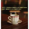 Juego de Tazas de Café Retro Jingdezhen Estilo Europeo Pequeña Taza de Cerámica de Lujo Creativo Pastoral Juego de Té de la Tarde Té Floral