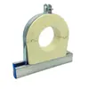 Manojo de Tuberías de Aislamiento en Forma de P Tipo Sentado, Abrazadera de Acero para Tubería en Forma de C, Base de Madera para Soporte de Aire Acondicionado Central Anticorrosiva, Soporte de Tubería de Aislamiento en Frío de Poliuretano Pu