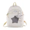 Mochila Escolar a Cuadros Retro para Estudiantes de Secundaria y Preparatoria, Alto Valor Estético, Mochila Minimalista de Nicho, Mochila de Viaje de Gran Capacidad