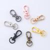 Inspección completa en stock hebilla de perro de aleación de zinc de 6 colores cinta gancho giratorio para equipaje hebilla de boca de pez de 32 mm accesorios para joyería DIY