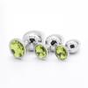 Conjunto Prata Redondo Pequeno Médio Grande Metal Vestíbulo Plug Anal Masculino e Feminino Masturbação Expansor Anal Produtos Sexuais para Adultos Sex