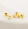Pinza para Engarzar Extremos de Pulsera Hecha a Mano DIY Hebilla de Localización Hebilla Chapada en Oro de 18 Quilates Cuentas de Localización Accesorios Bala Collar Bala