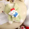 Bufanda Infantil Estilo Otoño e Invierno Niñas Gato de Dibujos Animados Lindo Bufanda Cálida para el Cuello Felpa Protector de Cuello Grueso A prueba de Frío y Viento