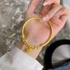 Pulsera Seiko campana de palacio antiguo para mujer chapada en oro pulsera retro literaria latón chapado en oro joyería antigua al por mayor
