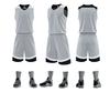 Uniformes de Basquete com Logo Estampado, Respiráveis, Secagem Rápida, Não Grudam, Adequados para Competições de Ligas Estudantis
