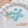 Arte de Uñas Mariposa Mocha Hielo Transparente Adornos de Pedrería Lujo Ligero Súper Brillante Pájaro Dopamina Nido de Pájaro Corte Mariposa Pedrería Uñas Postizas Decoración de Uñas Pedrería
