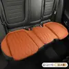 Almofadas de assento de carro personalizadas, universais para todas as estações, conjunto de três peças, almofada para o assento do motorista, almofada de assento de couro para carro perfurada e respirável para o banco traseiro