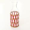 Set de Botellas de Paja Retro Transfronterizo Decoraciones para el Hogar Set de Botellas de Vidrio Manualidad Tejida con Paja Varios Estilos Set de Malla Protectora para Botellas