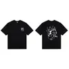Camiseta de Manga Corta Stus de Alta Calidad Transfronteriza Letra Correcta Pesada Versión Alta Marca de Moda Americana Pareja Hombres y Mujeres