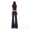 26Ss 2026 Pantalones Acampanados Lavados Vintage Retro Americano Nueva Primavera/Verano para Mujer, Jeans de Cintura Baja Ligeramente Sueltos.