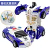 Modelo de coche de dinosaurio transfronterizo juguete de deformación para niños puesto puesto de coches de inercia para niños fábrica mayorista